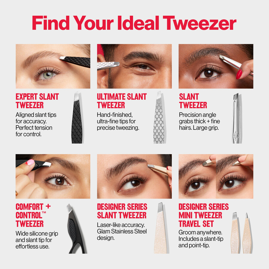 designer series mini tweezer travel set
